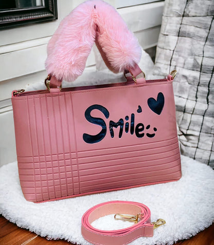 Smile Shoulder Bag Set For Girls