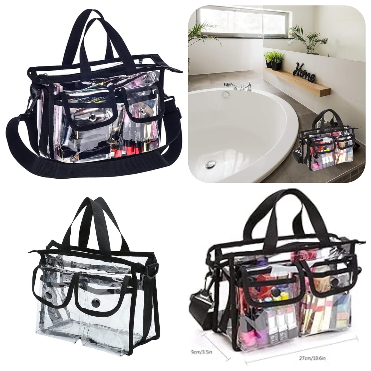 Transparent Cosmetic Storage Bag