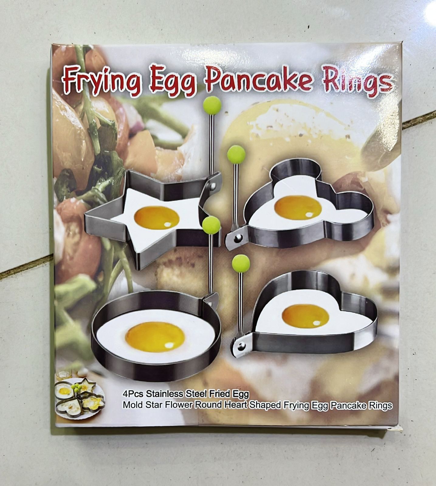 Pack of 4 Stainless Steel Egg Moulds