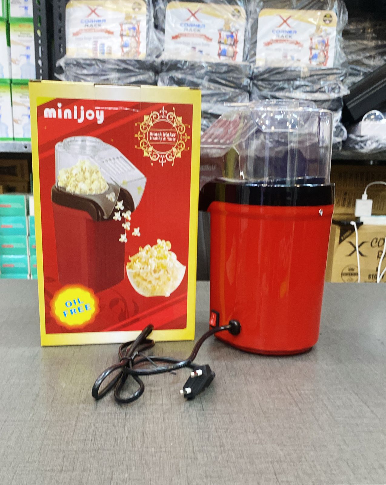 Minijiy Hot Air Pop Corn Maker