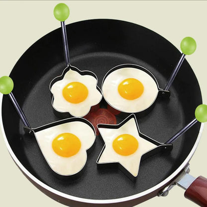 Pack of 4 Stainless Steel Egg Moulds