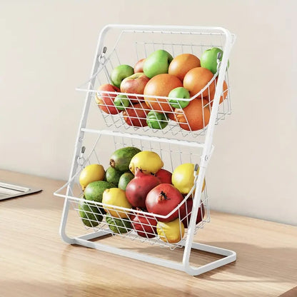 Metal Storage Basket 2 Layer