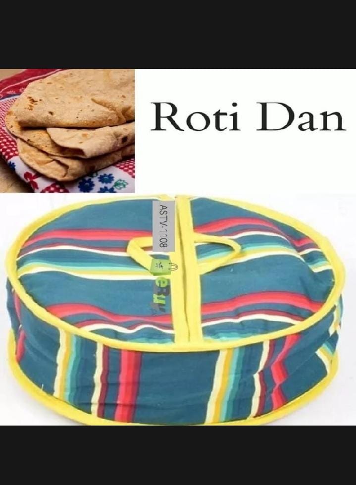 Roti bag round shape Roti cover with zip