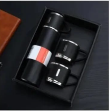 Double-Layer Stainless Steel Vacuum Flask Set