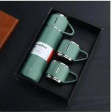 Double-Layer Stainless Steel Vacuum Flask Set