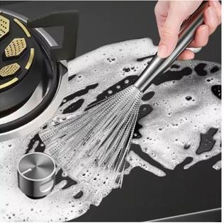 Stainless Steel Kitchen Pan Cleaning Brush