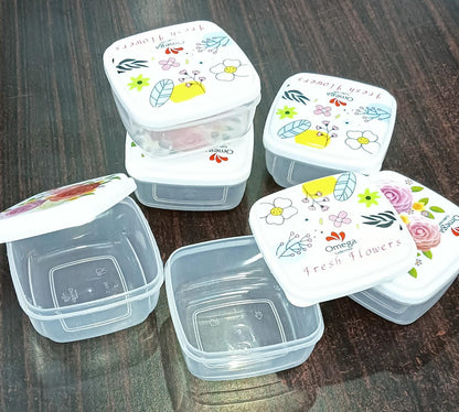 Multi-Purpose Mini Storage Boxes 6 Pcs/set