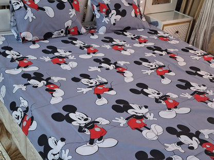 Micky Mouse Article Cotton Bedsheet