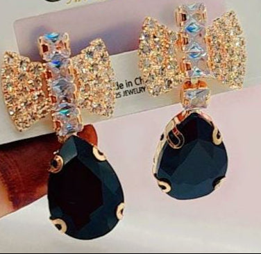 China Color Full Zircon Earrings