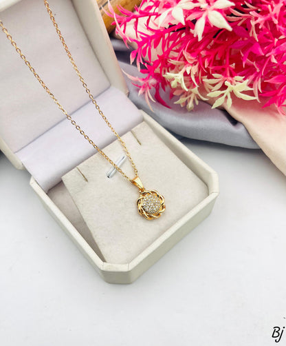 Fancy Beautiful Gold Plated Zircon Pendants