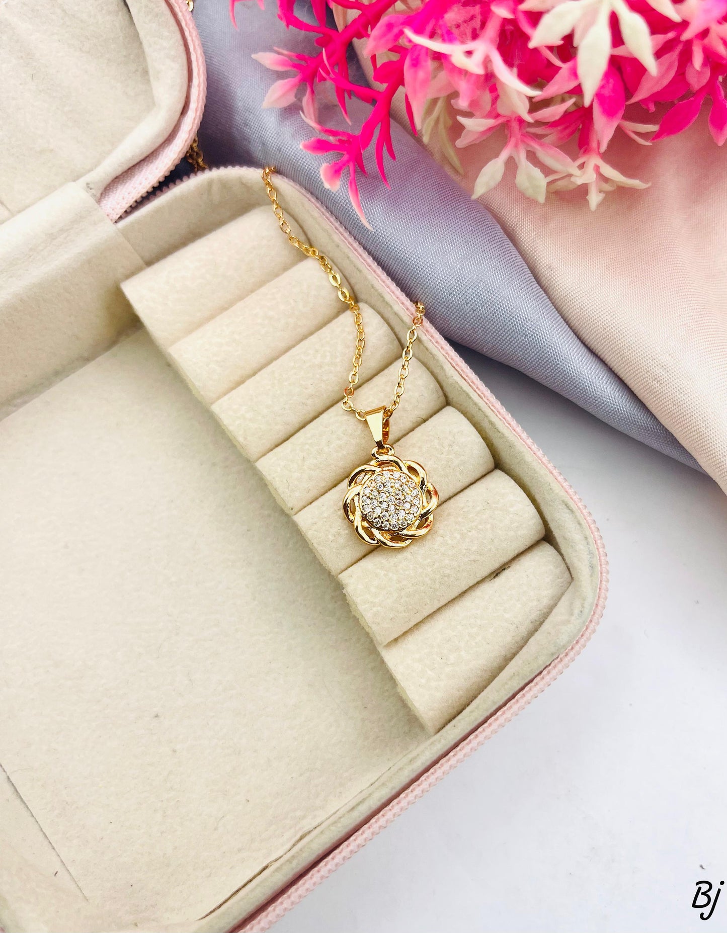 Fancy Beautiful Gold Plated Zircon Pendants