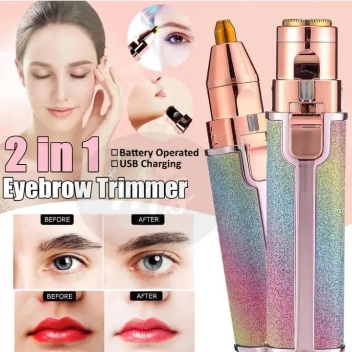 Eyebrow 2 in 1 Trimmer Machine Hair Remover