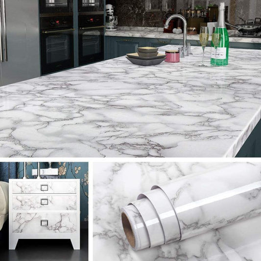 Marble Sheet Sticker For Kitchen