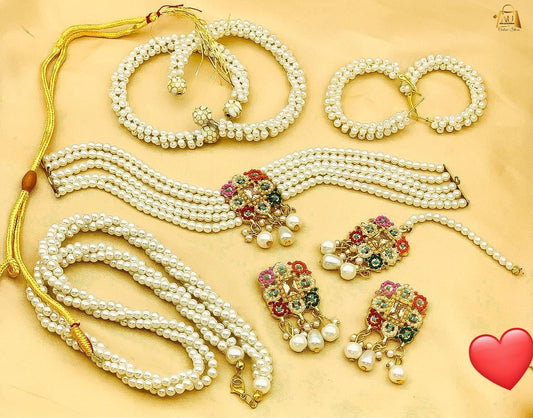 Fancy Beautiful Nauratan Choker Set