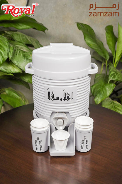 2L Zam Zam Mini Cooler With 6 Mini Glass