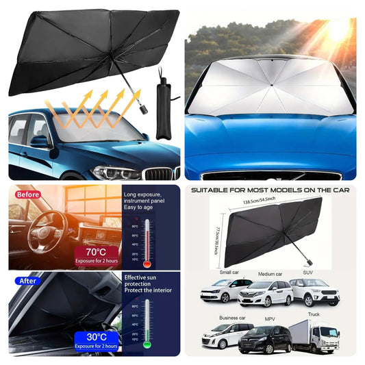 Foldable Car Windshield Sunshade