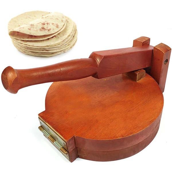 Wooden Roti Press Maker