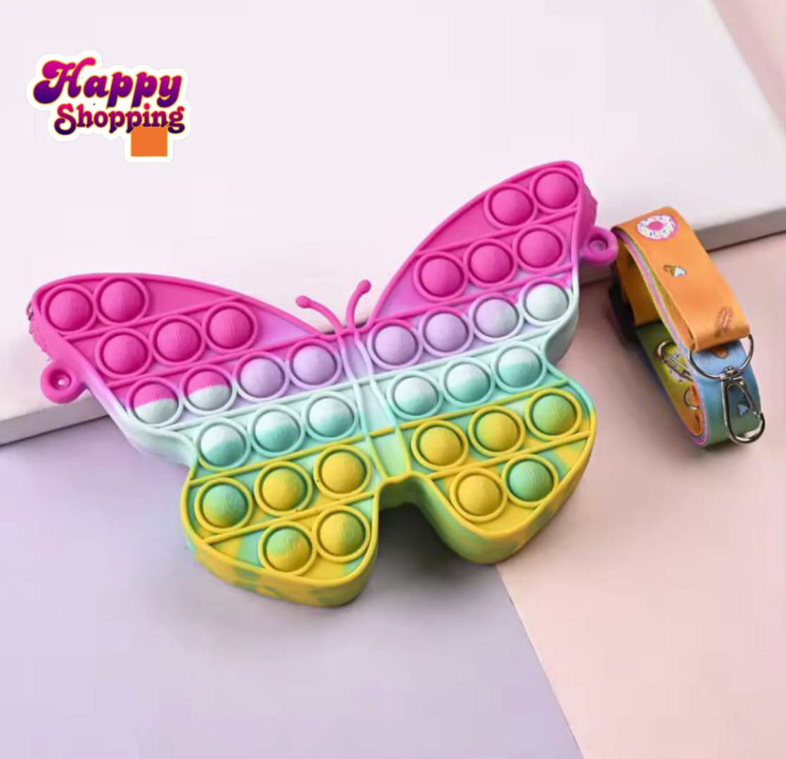 Silicone Butterfly Girls Bags