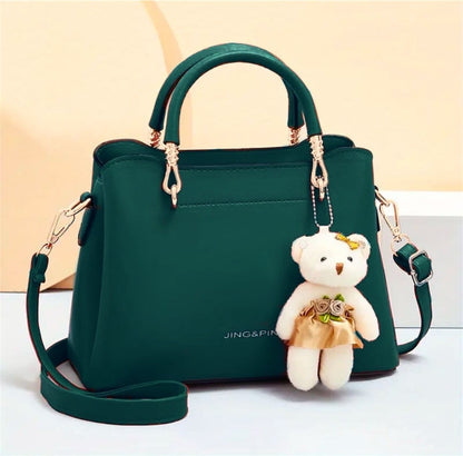 High Quality Bag Long Strap Bear Keychain 3 Pockets