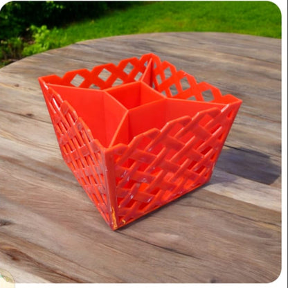 Plastic Multi Purpose Organizer Holder (5 Grid)