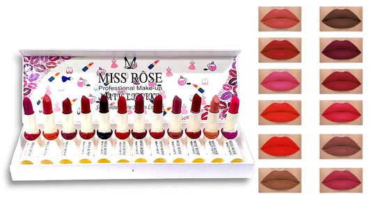 Miss Rose Lipistick Pack of (12pcs)