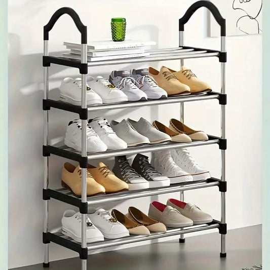 Multi-Purpose Stainless Steel Shoe Rack Organizer