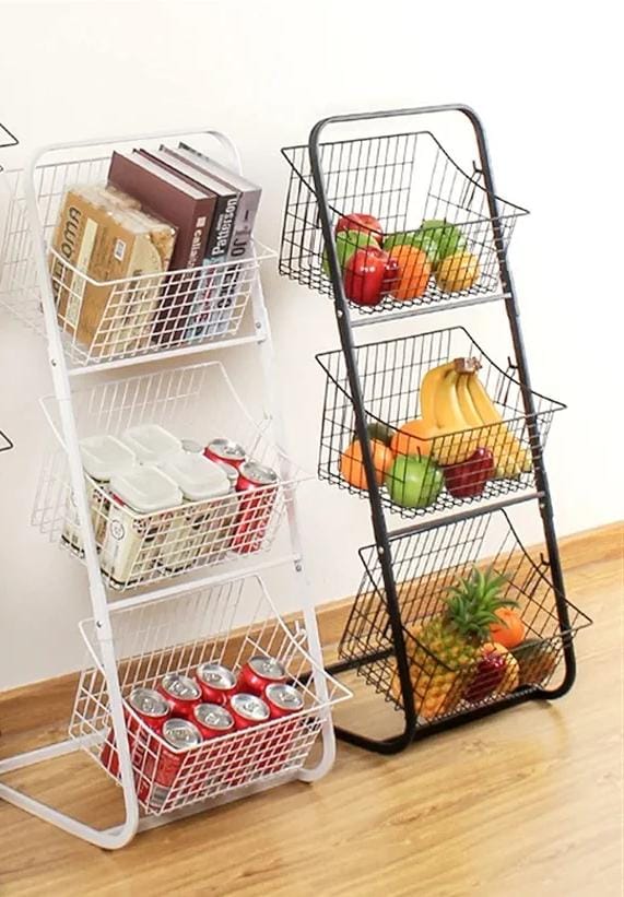 Metal Storage Basket 2 Layer